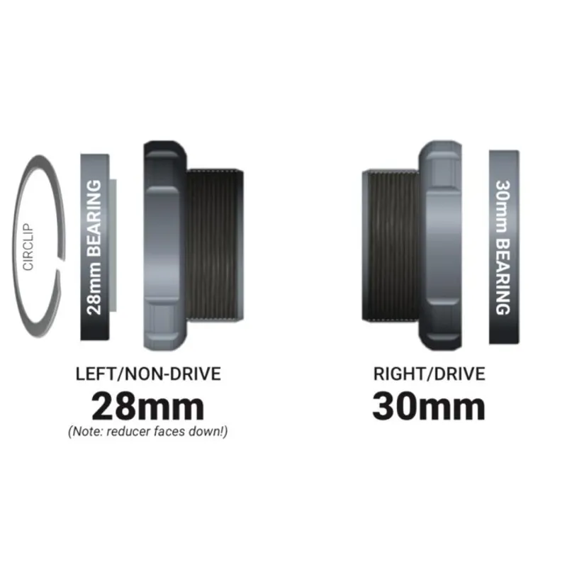 Praxis Works M30 bottom bracket bearing replacement kit in Silver-1